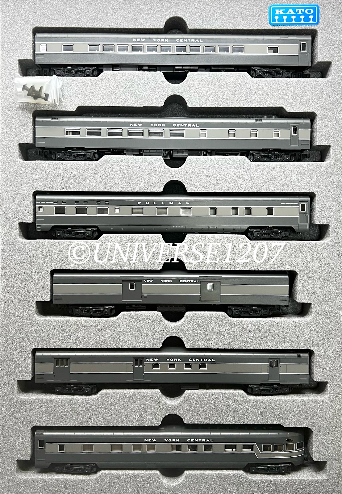 KATO #106-1106 SMOOTHSIDE PASSENGER CAR (SET B) 4両 Nゲージ