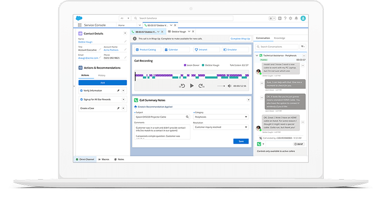 salesforce service cloud voice