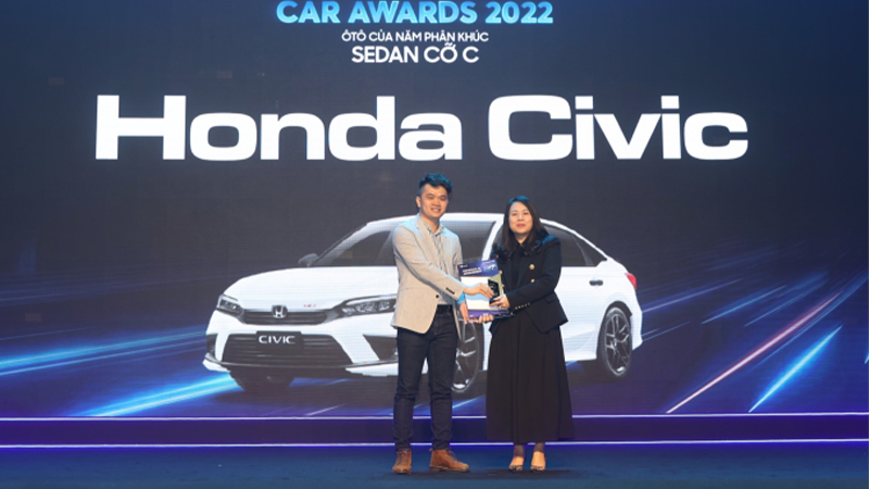 Giải thưởng xe của năm phân khúc Sedan hạng C vinh danh chiếc Civic