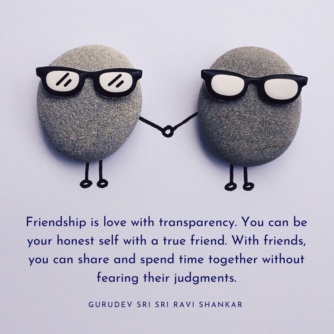 8 quotes about friendship by Gurudev