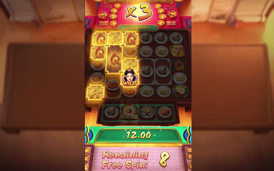 โบนัสฟรีสปิน เกมสล็อต THE QUEEN'S BANQUET DEMO SLOT