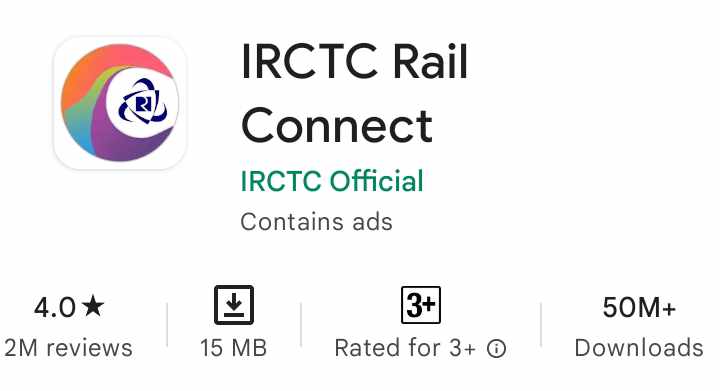 IRCTC Rail Connect