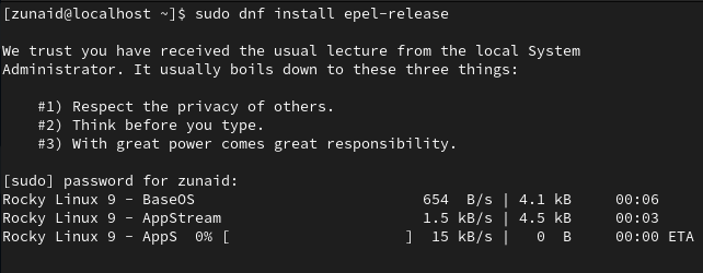 install epel release