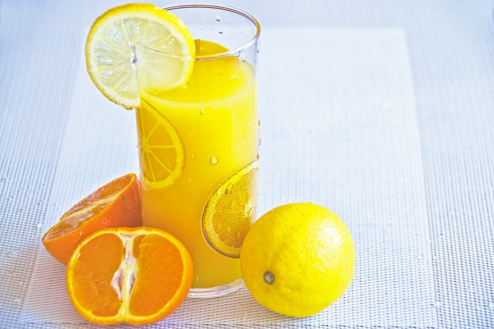 A Glass Of Juice, Fruit Juice, Juicy Citrus, Lemon