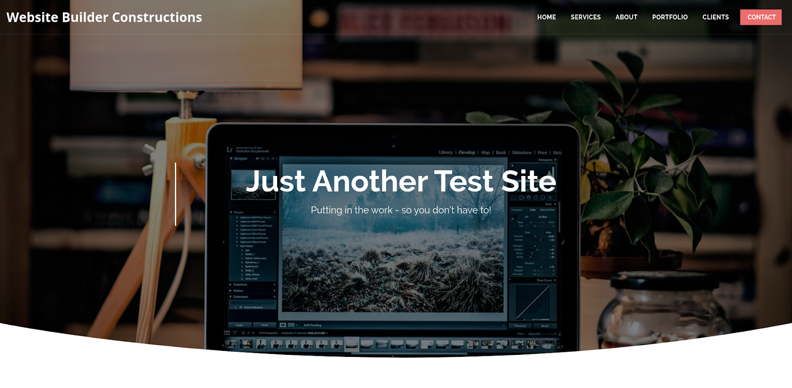 site123 website maker test site