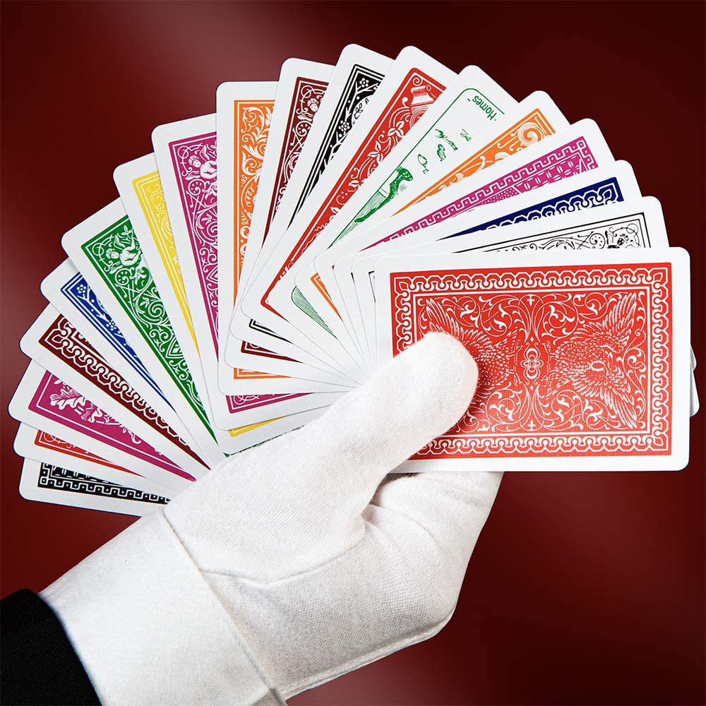 Rainbow Bicycle Playing Cards