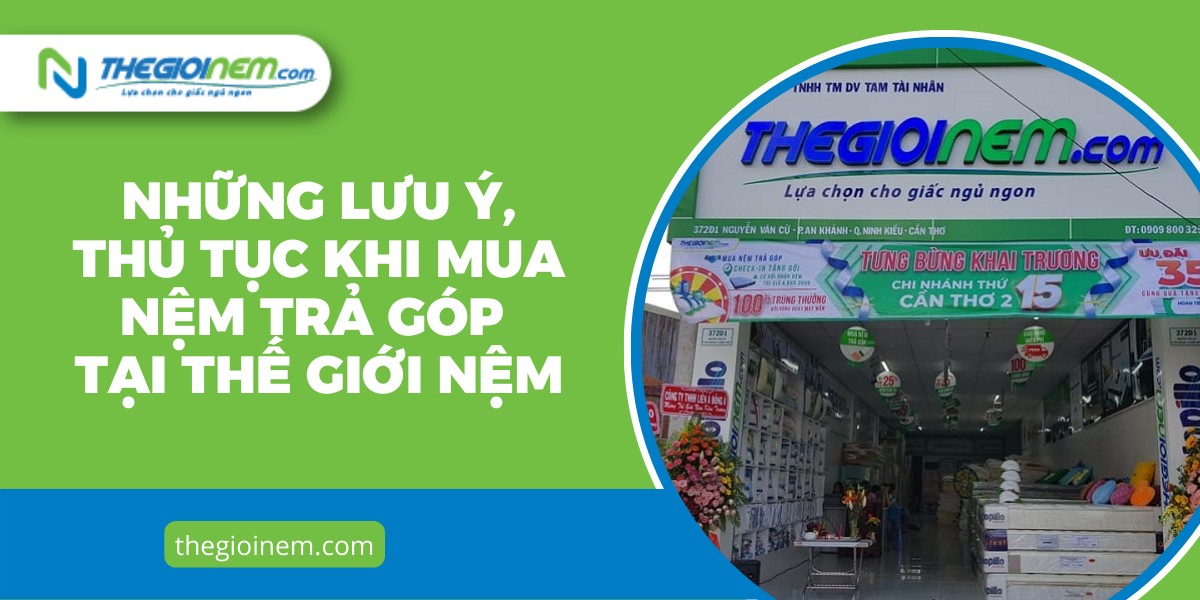 Mua Nệm Kim Cương Trả Góp Tại Cần Thơ