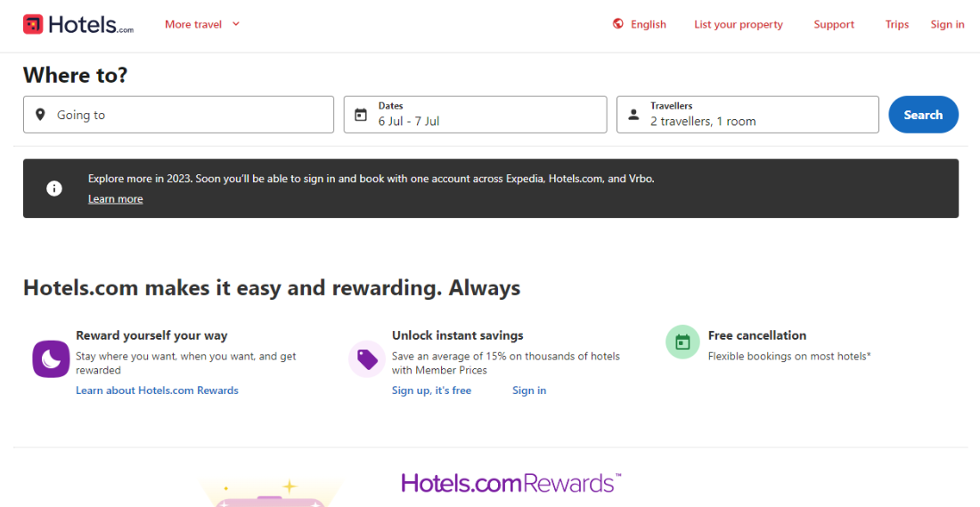 best hotel booking apps in USA