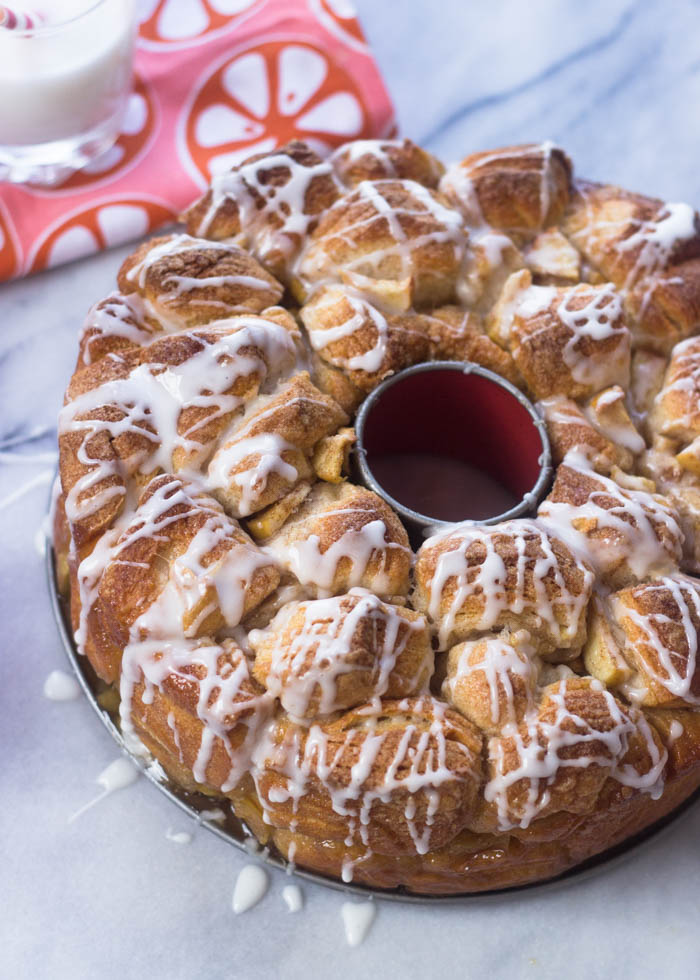 The Best Ever Pull Apart Apple Fritter Monkey Bread 