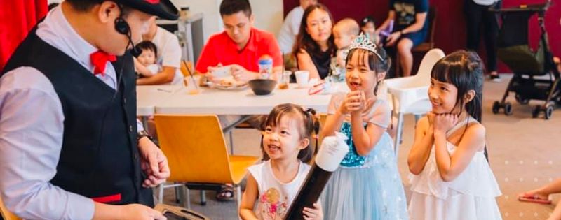 derek magician kids birthday venues in Singapore