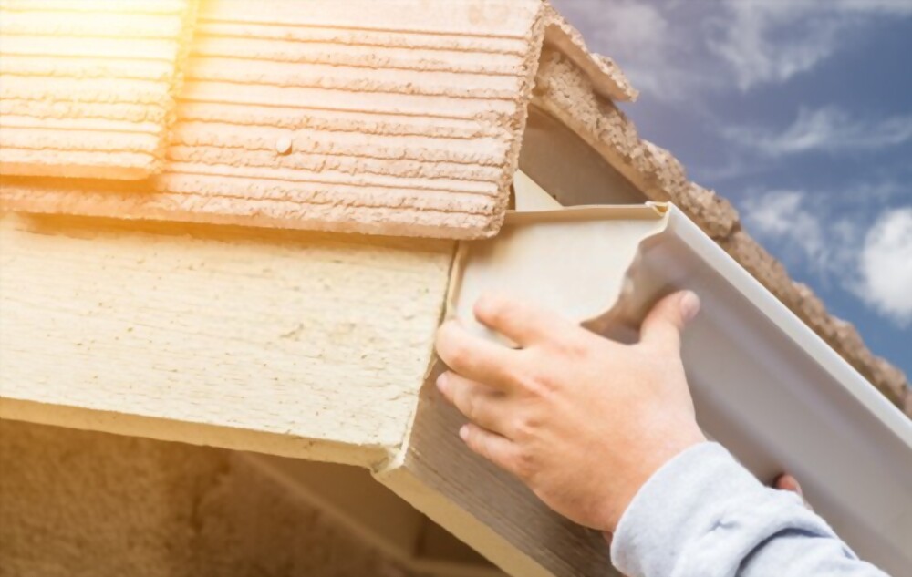 Gutter style: custom-built fascia. 