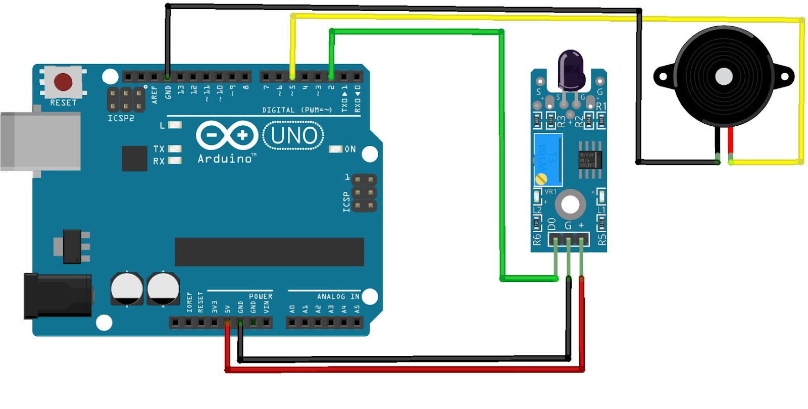 arduino flame sensor