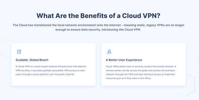 Benefits of Cloud VPN