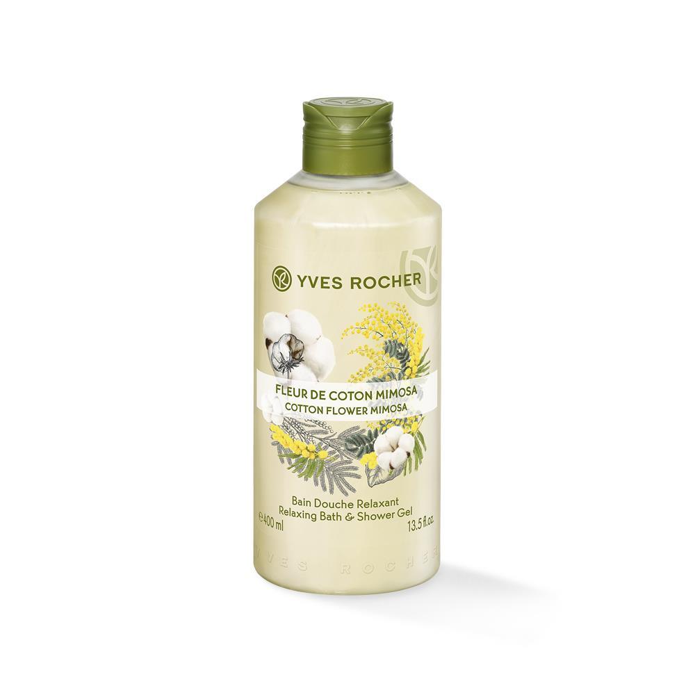 5. Relaxing Bath & Shower Gel Cotton Flower Mimosa