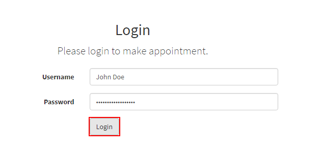 Login-to-Make-Appointment