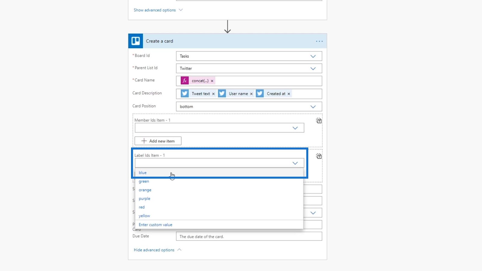 Power automate actions