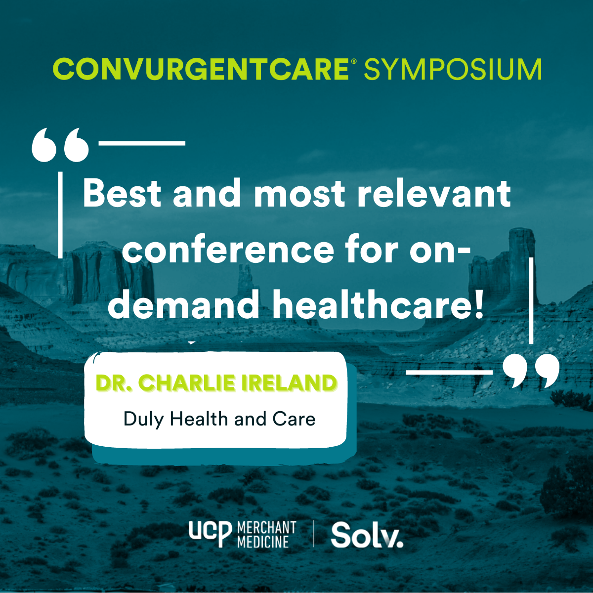 quote about urgent care symposium