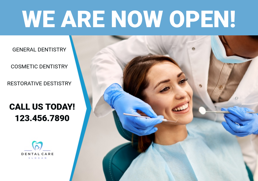 Dental postcard template 4