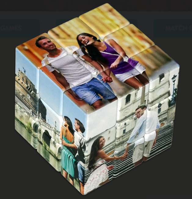rubik cube personnalisé avec photo