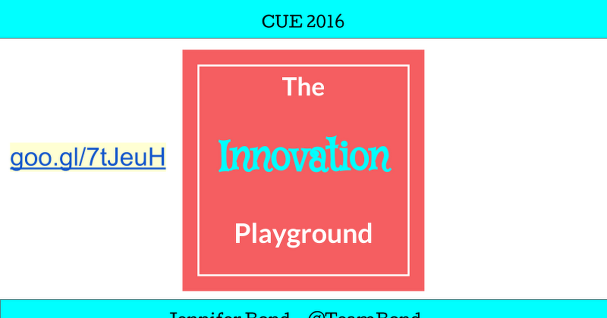 Innovation Playgound