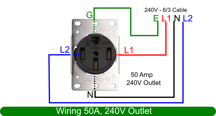 Wiring diagram of multiple switched outlets