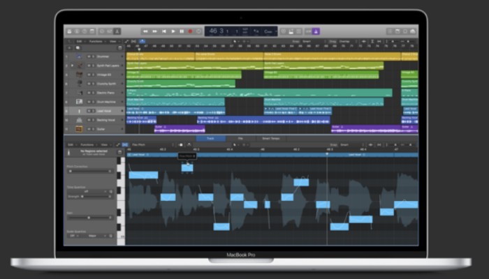 logic pro x music production software