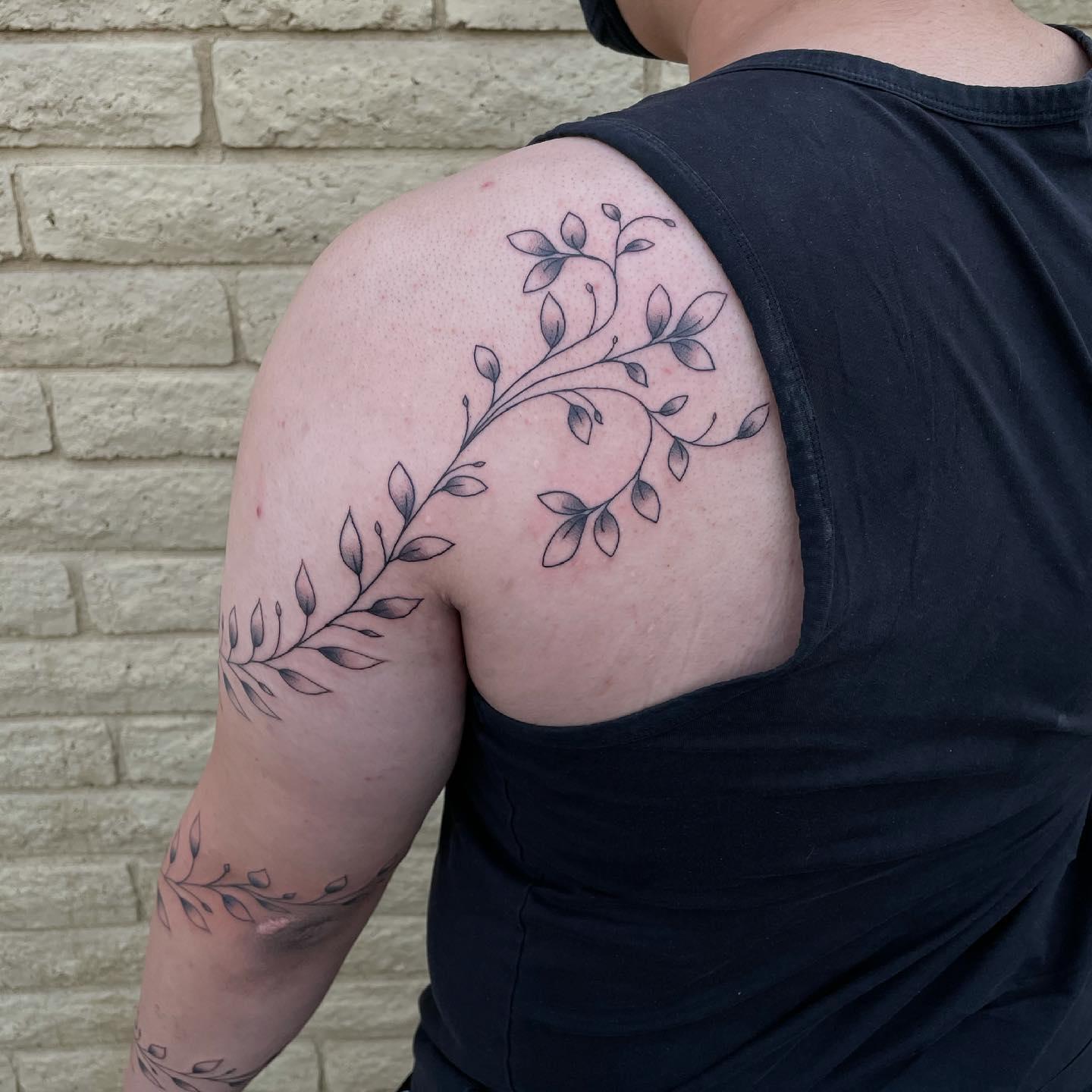Tattoo Vine with symbolic meaning