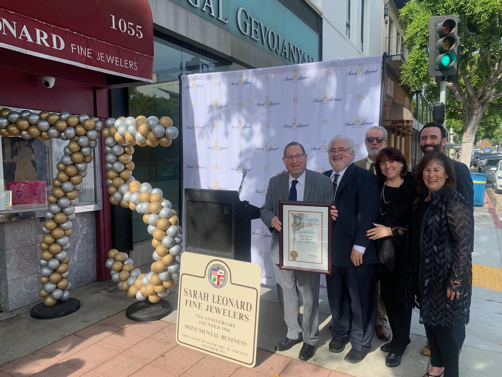 Sarah Leonard Fine Jewelers Turn 75