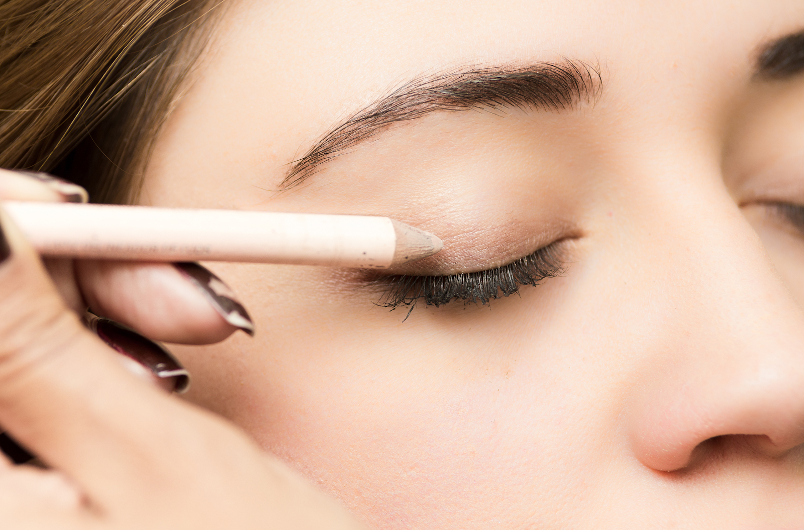 Create a Base With White Eyeliner or Eyeshadow