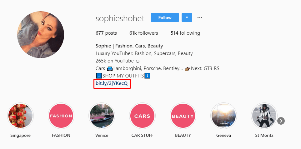 Sophie Shohet Instagram