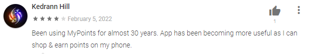 4-star MyPoints review says they have been using it for almost 30 years. 