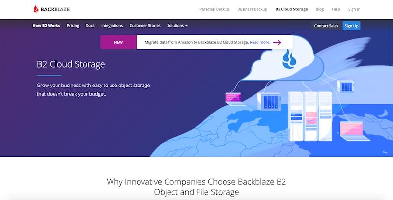 BackBlaze Business Cloud Storage