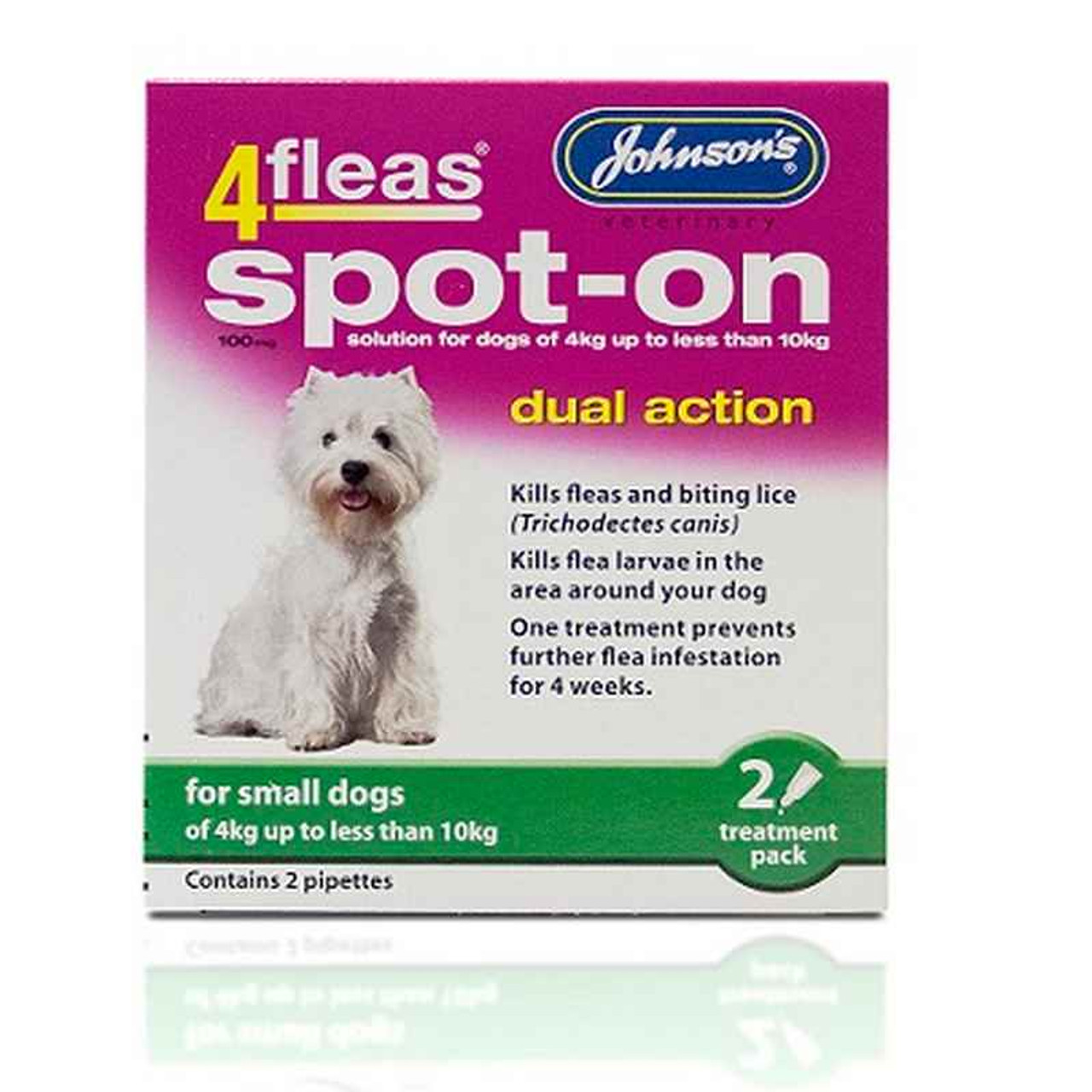 Johnsons Veterinary Products 4Fleas Spot-On for Dogs