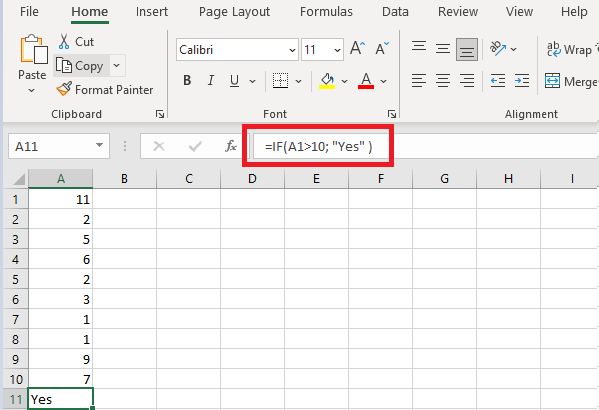 Top 11 Most Used Functions in Excel
