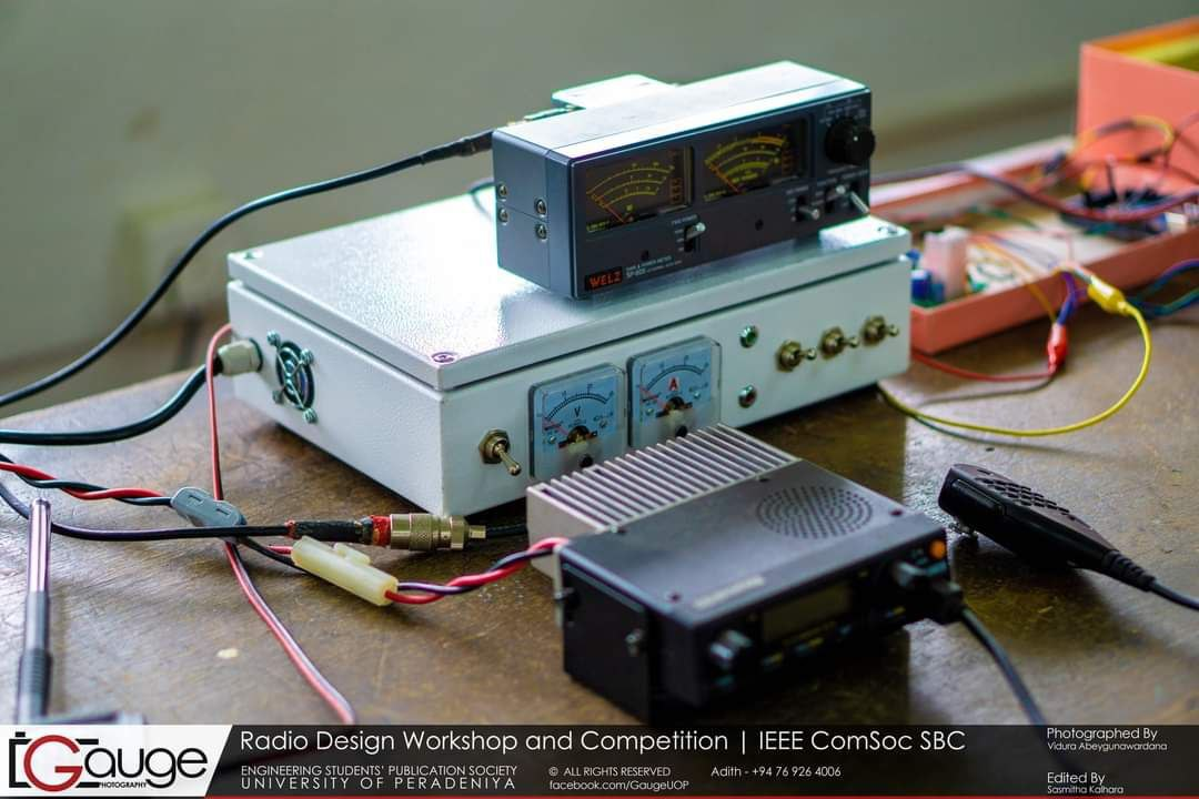 IEEE ComSoc SBC UoP collaborated with the Radio Society of Sri Lanka for the event “TuneIT” - a Radio Design Workshop & Competition