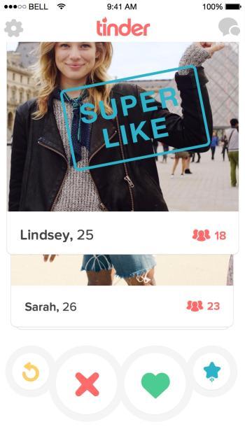 what does the star mean on tinder