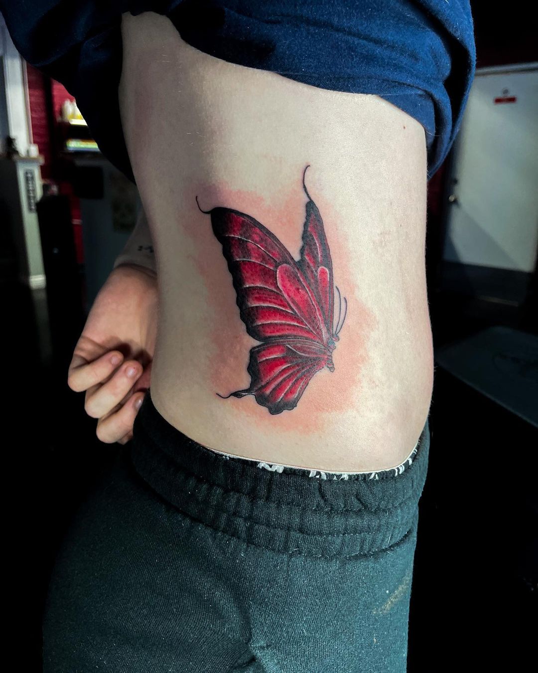 Big Red Butterfly Tattoo