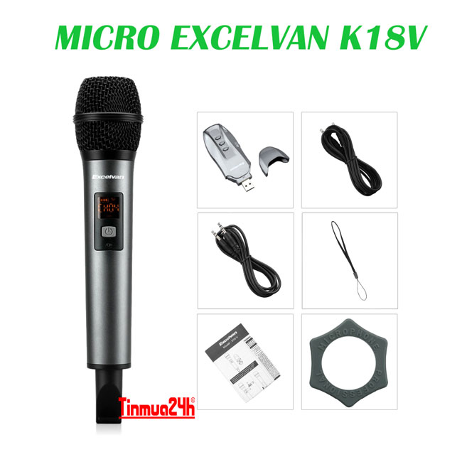 Micro Không Dây Cao Cấp  Excelvan K18V