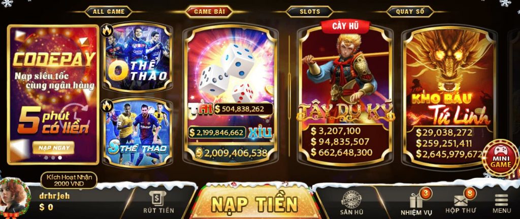 Tải Ric Win - Game bài triệu đô, tiền về như lũ