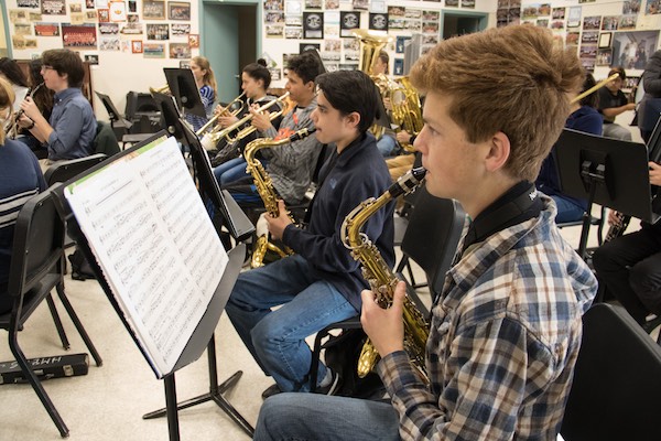 HMB band students HMB band students