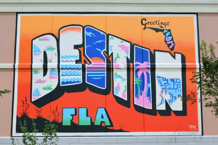 Destin Commons mural
