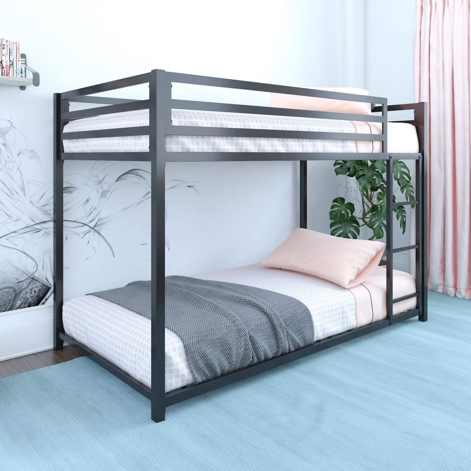 Mẫu giường tầng rẻ giá đẹp làm bằng sắt 5