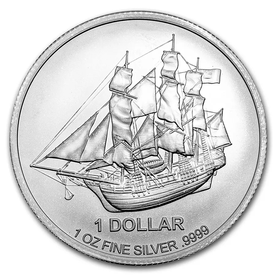 cook islands silver bounty coins