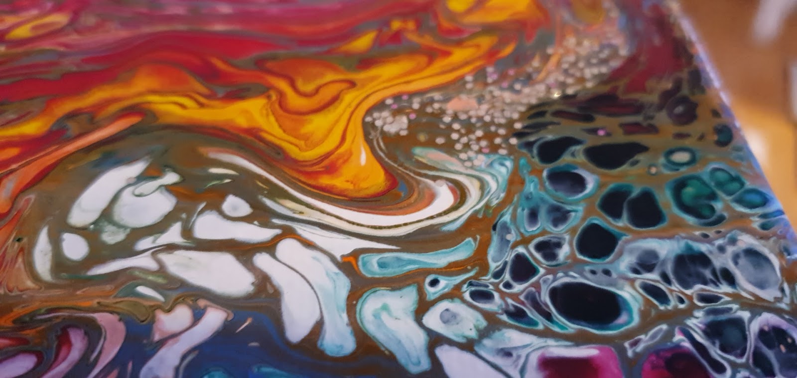 Acrylic Pouring Effekt Zoom