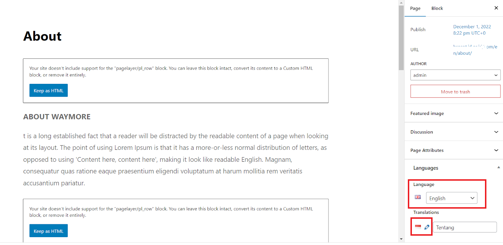 Cara Membuat Multi Language di WordPress