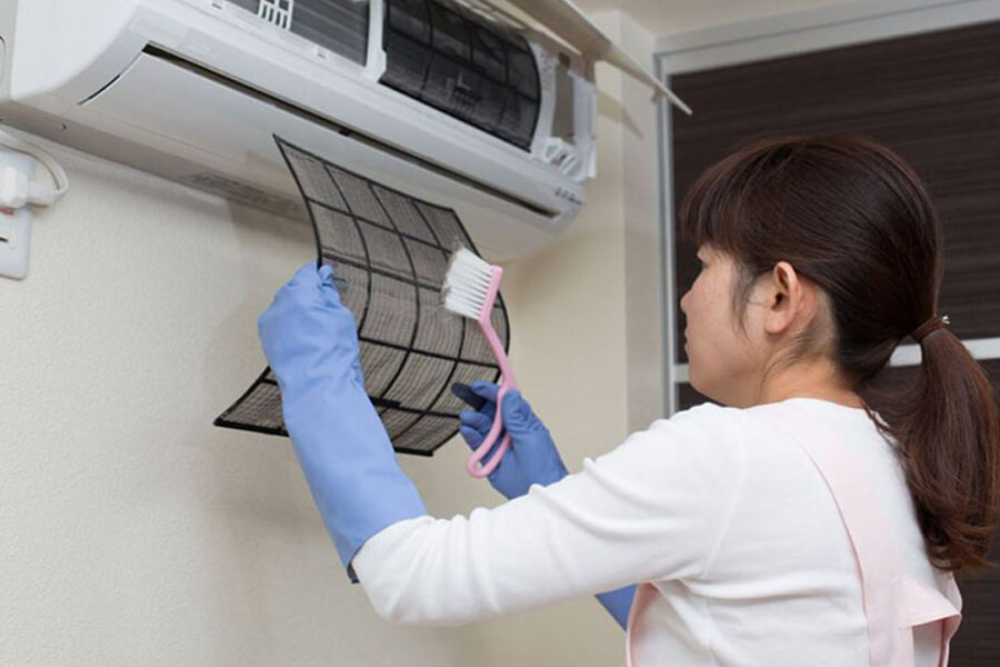 vệ sinh lưới lọc