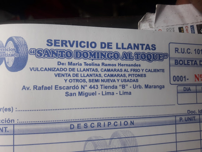 Vulcanizado de Llantas - Tienda de neumáticos