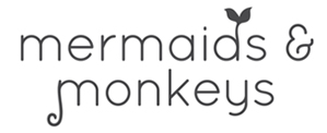mermaids and monkeys logo