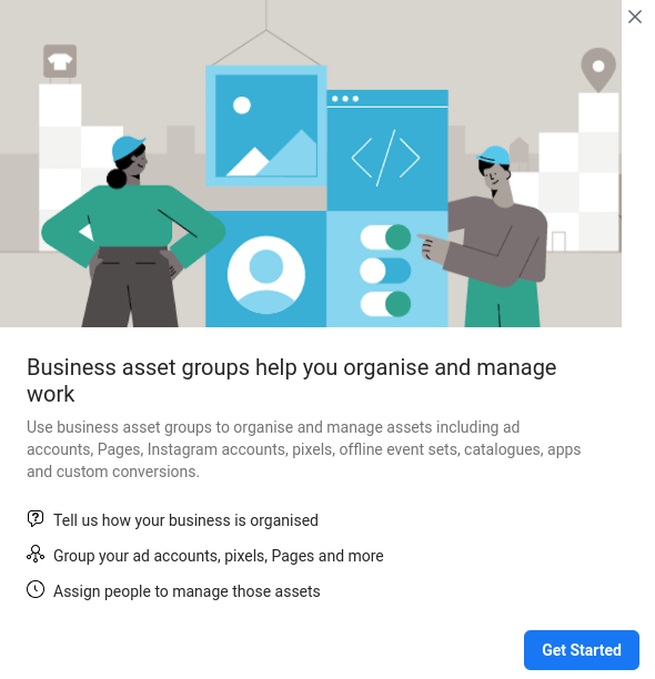 Using Business Asset Groups on Facebook