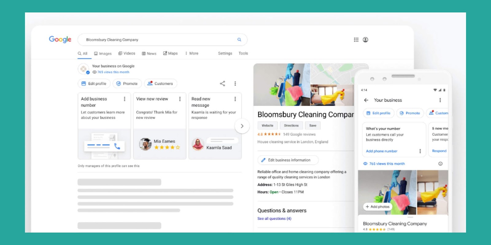 Google five star reviews: Update your Google business profile listing